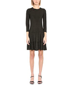 Michael Kors Metallic Dot Double Tier Dress Black/Gold LG