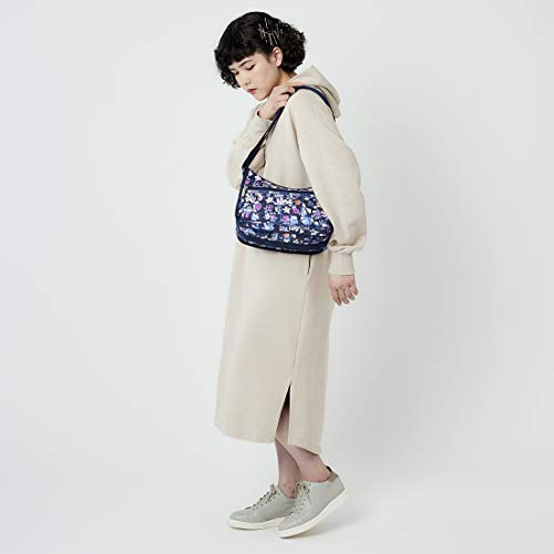 LeSportsac Classic Hobo Crossbody Handbag in Very Merry Navy, Medium