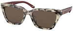 Tory Burch TY7158U Women's Sunglasses Dalmatian Tortoise/Solid Brown 53