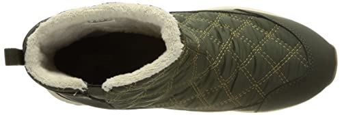 KEEN Women's Terradora 2 Wintry Pull On Insulated Waterproof Snow Boot, Rosin/Dark Olive, 11