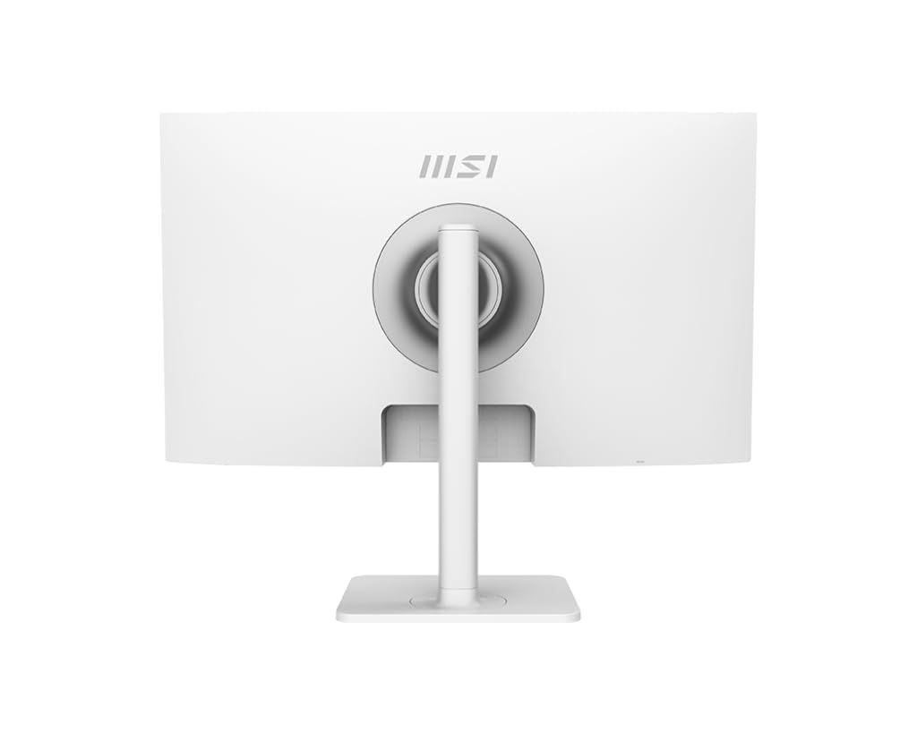 MSI Modern MD2712PW 27-inch IPS 1920 x 1080 (FHD) Computer Monitor, Adaptive-Synch, HDR Ready, HDMI, USBC 15W Power Delivery, Speaker, VESA Mountable, Height Adjustable, 1ms, White