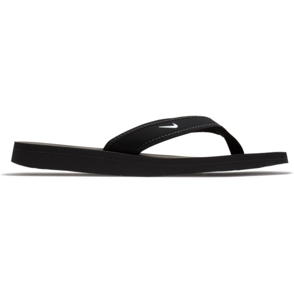 Nike Women's Celso Thong Sandal, Black/White, 12