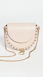 See by Chloe Women's Mara Evening Bag, Cement Beige, Off White, One Size