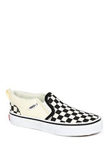 Vans YT Asher Trainers, Checkers Black Natural, 5 US Unisex Big Kid