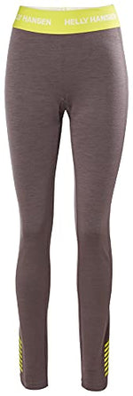 Helly-Hansen Womens LIFA Merino Lightweight Base Layer Pant, 656 Sparrow Grey, Medium