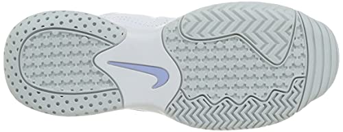 Nike Women's Court Lite 2 Tennis Shoe (White/Aluminum-Pure Platinum, 10)