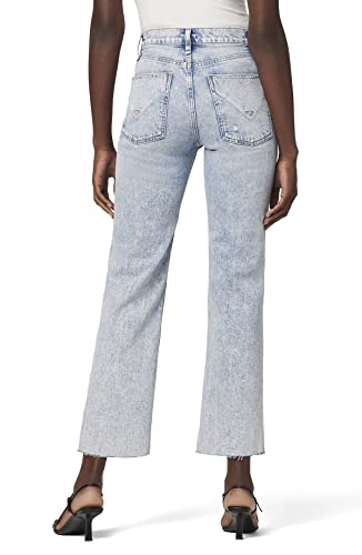 Hudson Jeans Women's Remi High Rise Straight Leg Cropped Jean, Two Hearts, 28