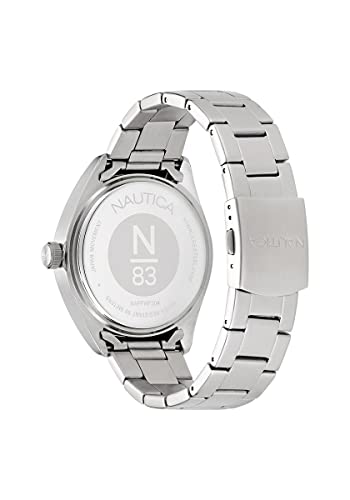 Nautica N83 Men's N83 Finn World Stainless Steel Bracelet Watch (Model: NAPFWF204)