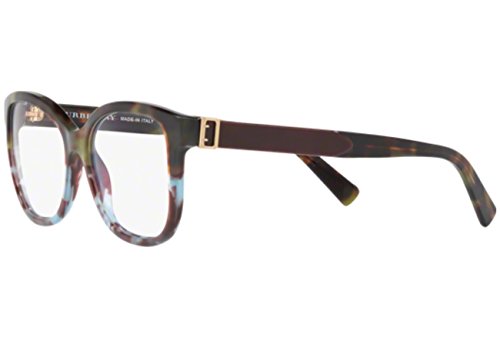 BURBERRY BE2252-363652 Eyeglass Frame GREEN HAVANA/BLUE HAVANA w/DEMO LENS 52mm