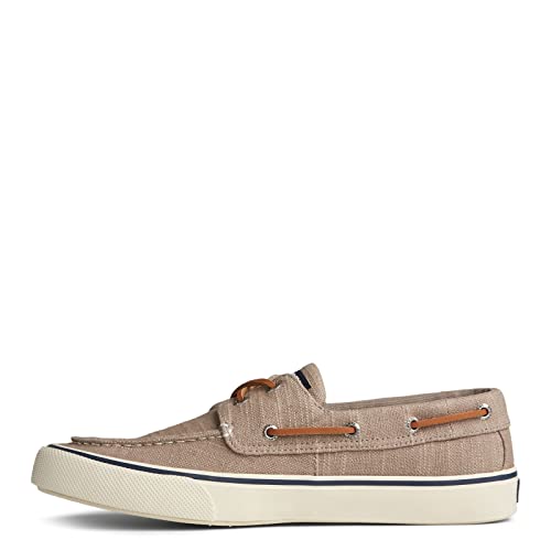 Sperry Men's Bahama II Boat Shoe, Taupe Baja, 8.5 Medium