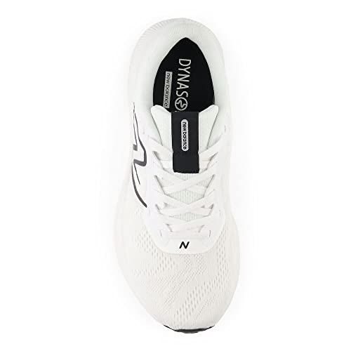 New Balance Women's DynaSoft Pro Run V2 Shoe, White/Silver Metalic, 6