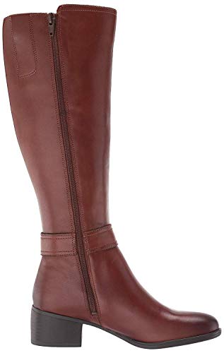 Naturalizer Womens Kelso Wide Calf Leather Knee-High Boots Tan 5.5 Medium (B,M)