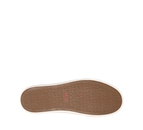 Taos Footwear Women's Top Soul Grey/Ecru Distressed Sneaker 8.5 (M) US