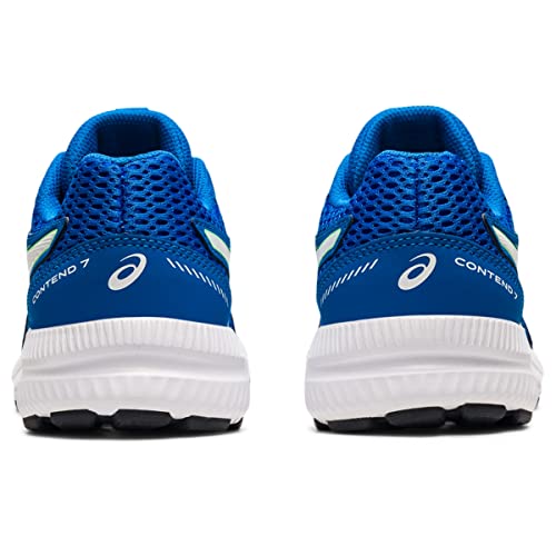 ASICS Boy's Contend 7 GS (Little Kid/Big Kid) Electric Blue/White 3 Little Kid M