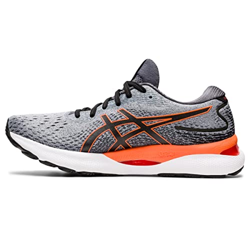 ASICS Gel-Nimbus® 24 Sheet Rock/Shocking Orange 7 EE - Wide