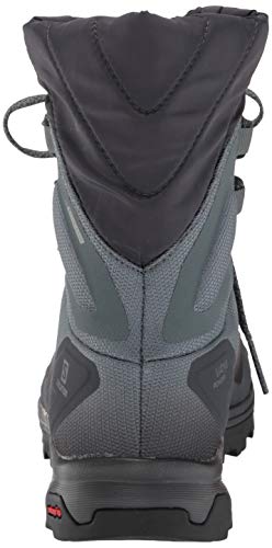 Salomon Women's VAYA Powder TS CSWP Winter Boots, Ebony/Stormy Weather/Black, 9.5