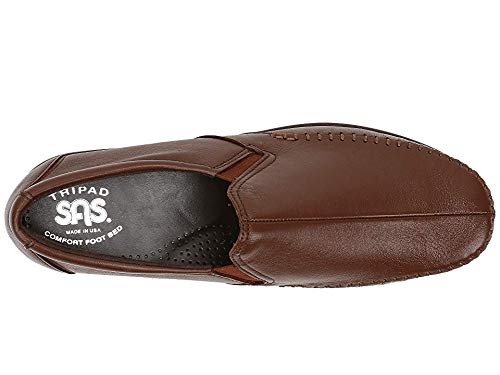 SAS Women's Dream Slip On Loafer Brown Leather 11 W