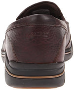 Rockport Men's Eberdon Dark Brown Leather 9 W (EE)-9 W