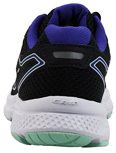 Saucony Women's Cohesion 11 Running Shoe, Charcoal/Purple, 10 M US