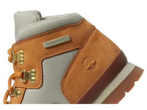 Timberland Kids Euro Hiker Mid Lace-Up Boot Hiking, Wheat Nubuck, 12 US Unisex Toddler