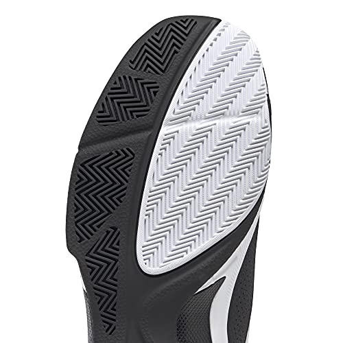 Reebok Men's Vision Mid Sneaker, White/Always Blue/Silver Metallic, 8.5