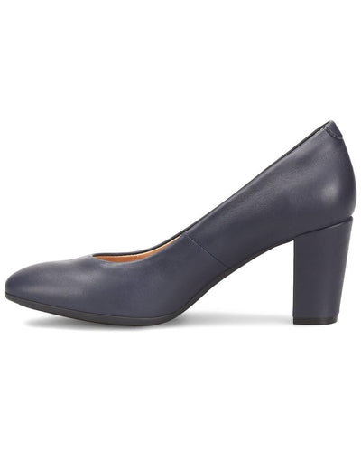 Sofft® Parisa Pumps for Women – Ideal for Evening Events - Leather Upper and Insole – Slip-in Closure Sky Navy 9 M (B)