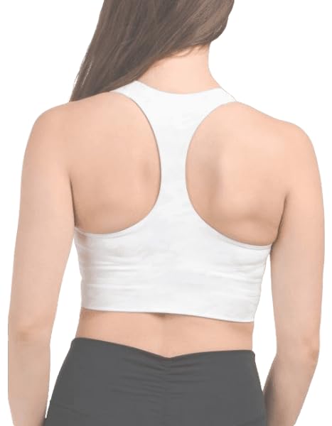 SPANX Womens Longline Medium Impact Sports Bra, White Camo, XS