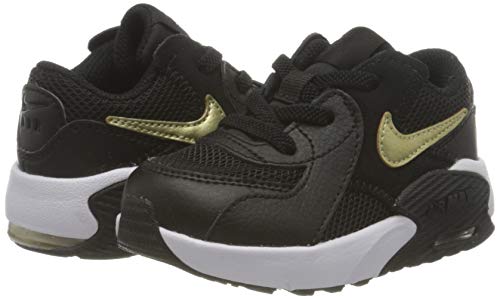 Nike Air Max Excee (Big Kid) Black/Metallic Gold Star/White 5.5 Big Kid M