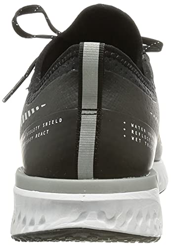 Nike Womens Odyssey React 2 Shield Womens Bq1672-003, Black/Metallic Silver-cool Grey, 6.5
