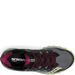 Saucony Women's Peregrine 8 Running Shoe, Black/Mint, 7.5 Medium US