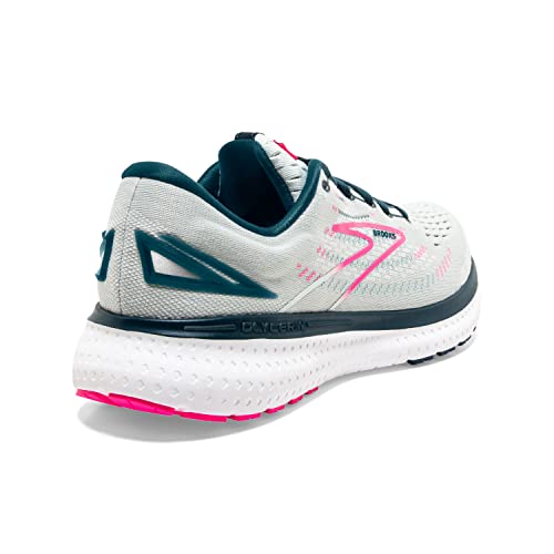 Brooks Women's Glycerin 19 Neutral Running Shoe - Ice Flow/Navy/Pink - 11.5 Wide