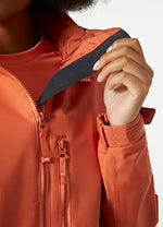 Helly-Hansen Women's Long Belfast Jacket, 179 Terracotta, Large