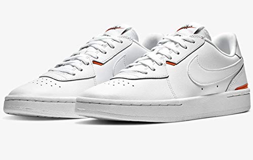 Nike Women's Court Lowtop Sneakers, White, 9