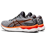 ASICS Gel-Nimbus® 24 Sheet Rock/Shocking Orange 7 EE - Wide
