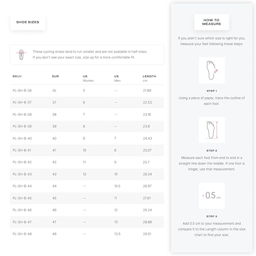 Peloton Cycling Shoes for Peloton Bike and Bike+ with Delta-Compatible Bike Cleats - Size EU 46 / Size US 12 Men