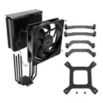 Cooler Master Hyper 212 Black CPU Air Cooler, SickleFlow 120 Edge PWM Fan, Aluminum Top Cover, 4 Copper Heat Pipes, 152mm Tall, AMD Ryzen AM5/AM4, Intel LGA 1851/1700/1200 Brackets