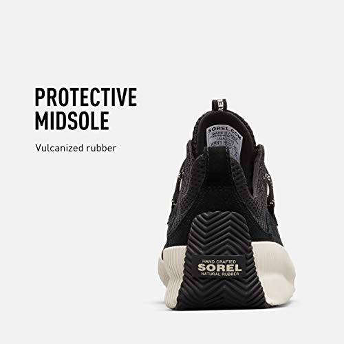 Sorel Women's Out N About Plus Sneaker - Casual, Light Rain - Waterproof - Black - Size 9.5