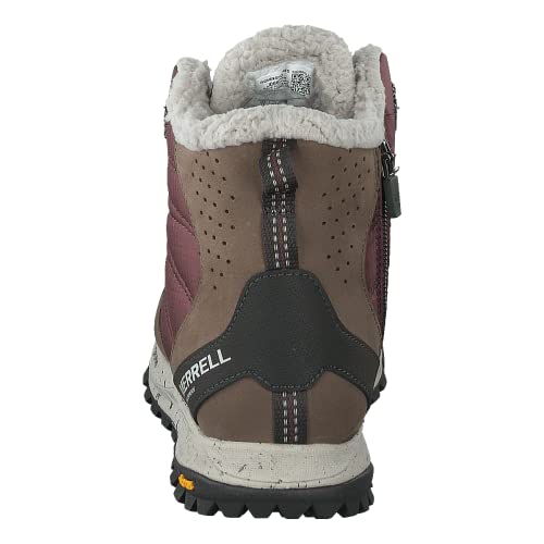Merrell Women's Winter Boots Hiking, Marron, 6.5