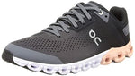 ON Running Womens Cloudflow Running, Cross Training Shoes Gray 9 Wide (C,D,W)