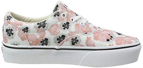Vans Women's Doheny Trainers Platform Sneaker, Multicolour California Poppy Multi White Xx3, 7