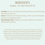 Biossance Squalane + Zinc Sheer Mineral Sunscreen. Broad-Spectrum SPF 30 PA+++ Zinc Oxide Sunscreen That Protects and Hydrates Sensitive Skin. Lightweight, Non-Greasy and Reef-Safe (1.7 ounces)