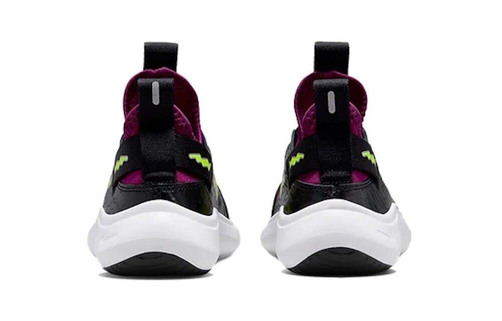 Nike Flex Plus Kids Casual Running Shoe, Sangria/Black/White/Volt, 6 Big Kid