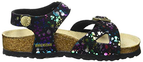 Birkenstock Rio Kids Black Confetti Pop Microfiber 7 US Infant
