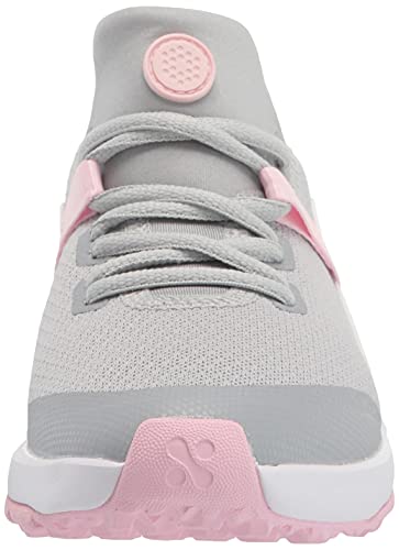 PUMA Fusion Evo Jr. Golf Shoe, High Rise-Pink Lady, 3 US Unisex Little Kid