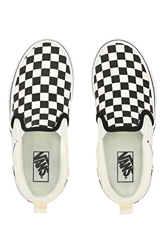 Vans YT Asher Trainers, Checkers Black Natural, 5 US Unisex Big Kid