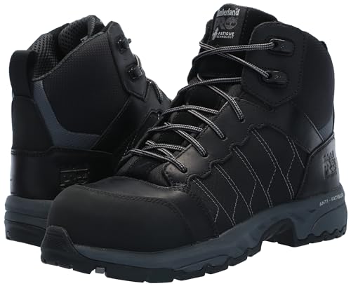 Timberland PRO Men's Payload 6 Inch Composite Safety Toe Industrial Work Boot, Black-2024 NEW, 10W
