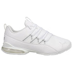 Puma Riaze Prowl Metal Women's Running Shoes, Puma Silver-White-II, 7.5 Wide