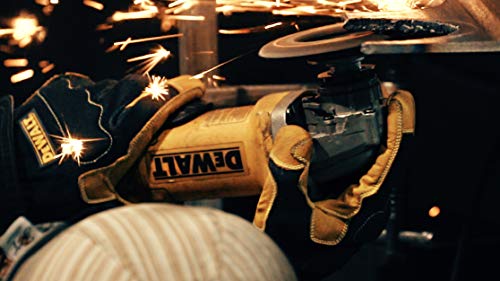Dewalt Premium Fabricator's Gloves for Welding/Metal Fabrication, Gauntlet-Style Cuff, Small
