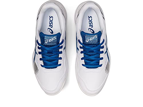 ASICS Boy's Gel-Game 8 GS (Little Kid/Big Kid) White/Lake Drive 4.5 Big Kid M