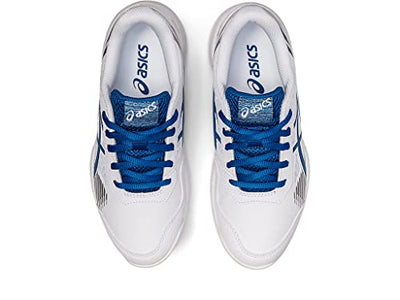 ASICS Boy's Gel-Game 8 GS (Little Kid/Big Kid) White/Lake Drive 4.5 Big Kid M